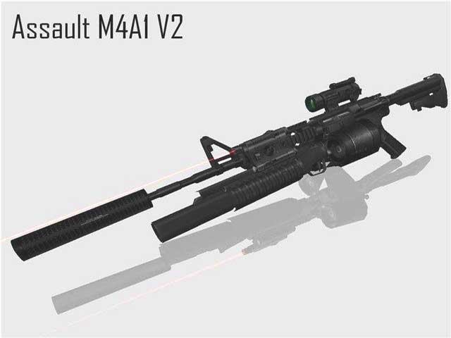 M4A1 - Осадная M16 с лазером