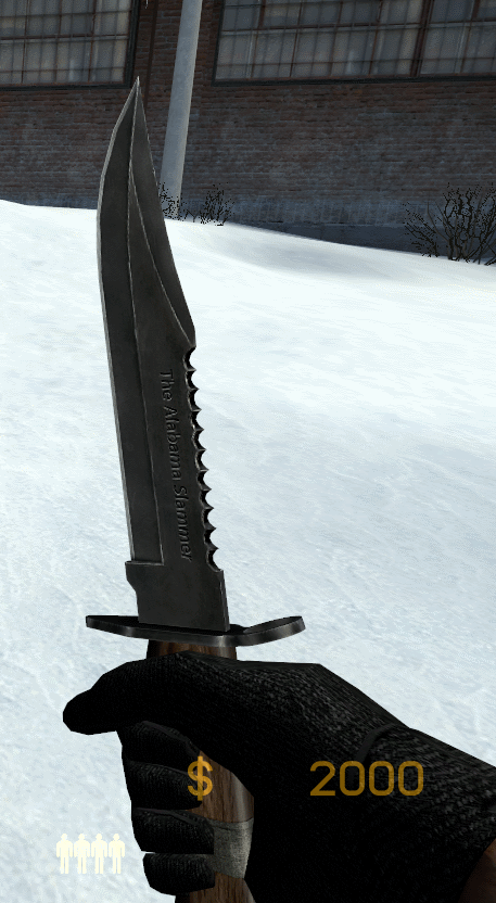 Красивый охотничий нож