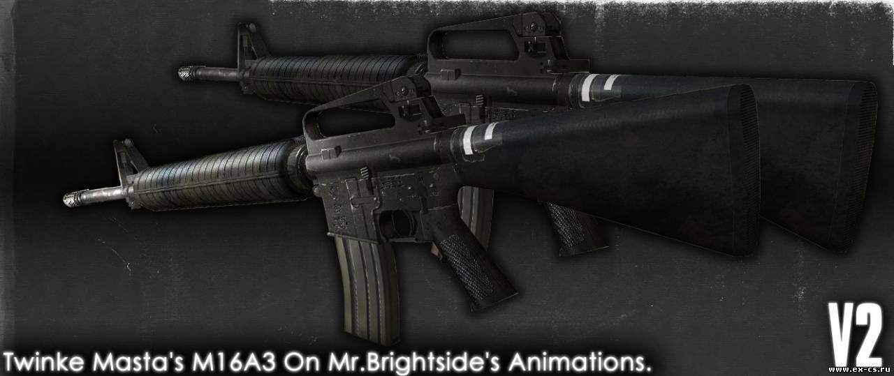 Twinke Masta's M16A3 on Mr.Brightside's Anims-V2