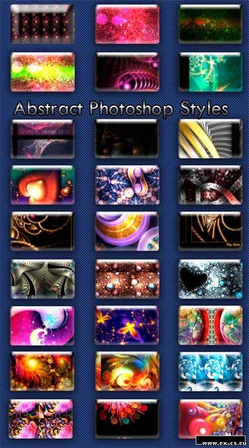 Abstract Photoshop Styles